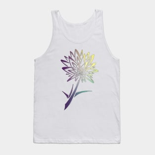 Colorful Abstract Dandelion Tank Top